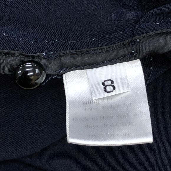 Rachel Comey Jumpsuit Womens 8 Silk Wide Leg V Neck Draped Belted Pantsuit - Picture 12 of 16